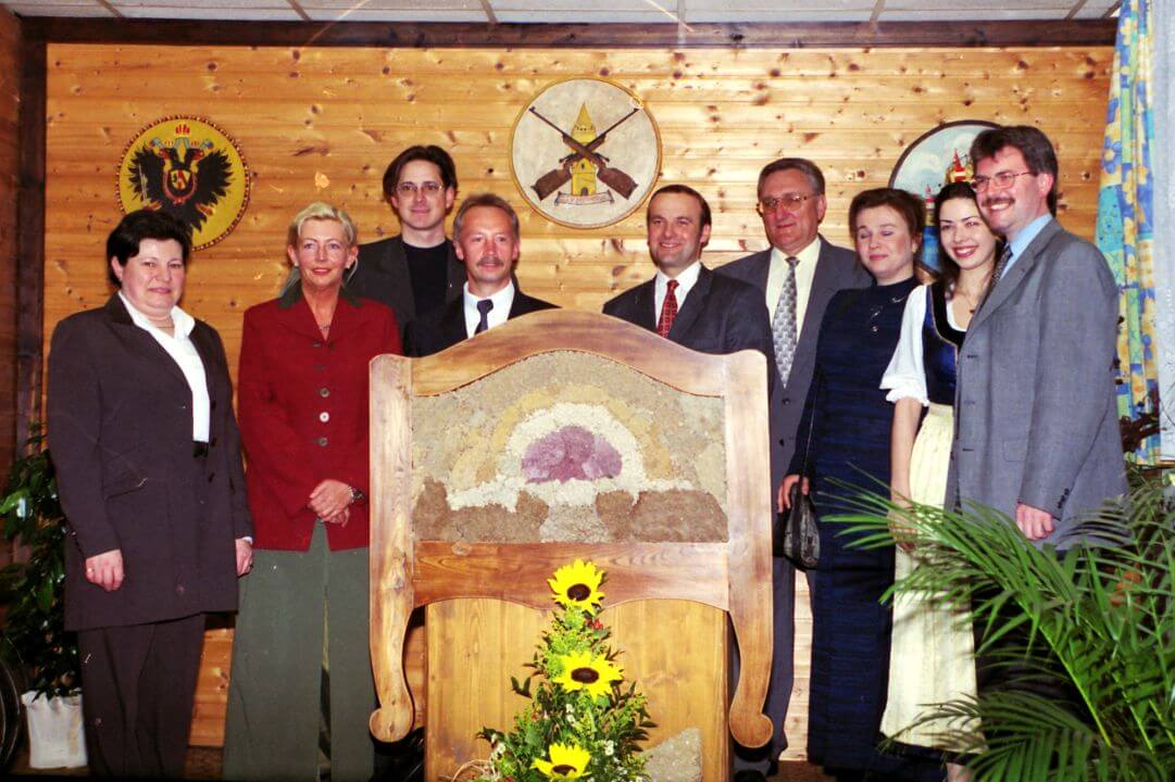 Vernisage der Weinsteinbilder im April 2001