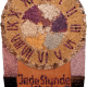 Standuhr aus Weinstein